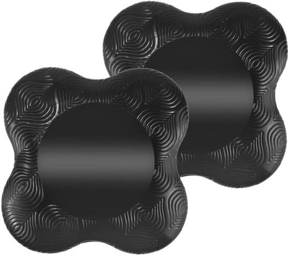 Yoga Knie Kussens - Set Van 2 Stuks - Yoga Kniebeschermer Mat - Sport Balans Kussen - Antislip Yogamatten - Kussen - Knee Pads - Kniestukken - Kniemat - Sportmat - Fitness - Ondersteuning Van Knie毛N, Polsen En Ellebogen - 20脳20脳2cm - Zwart