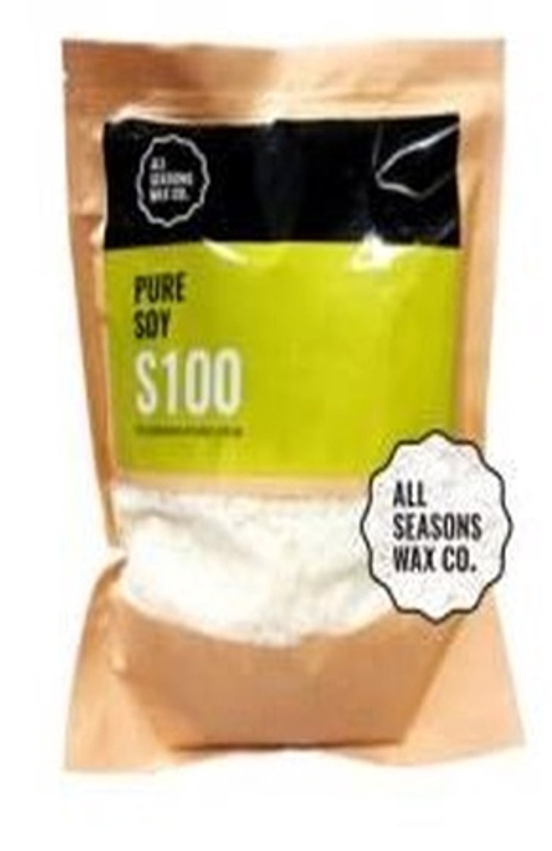 S100 Pure soy wax 1kg - sojawas- all seasons wax - vlokken - Professioneel Premium product - geurkaarsen maken - luxury canlde supplies