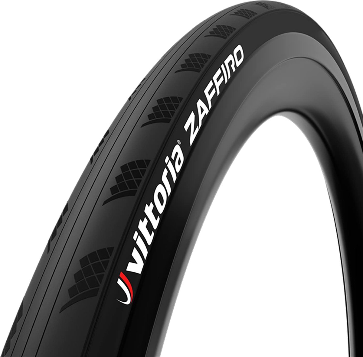 SnelShoppen - Vittoria Cover Zaffiro 25-622 / 700x25c fietsbanden rigide, unisex-adult, zwart, hoogwaardig, duurzame kwaliteit voor dagelijks gebruik