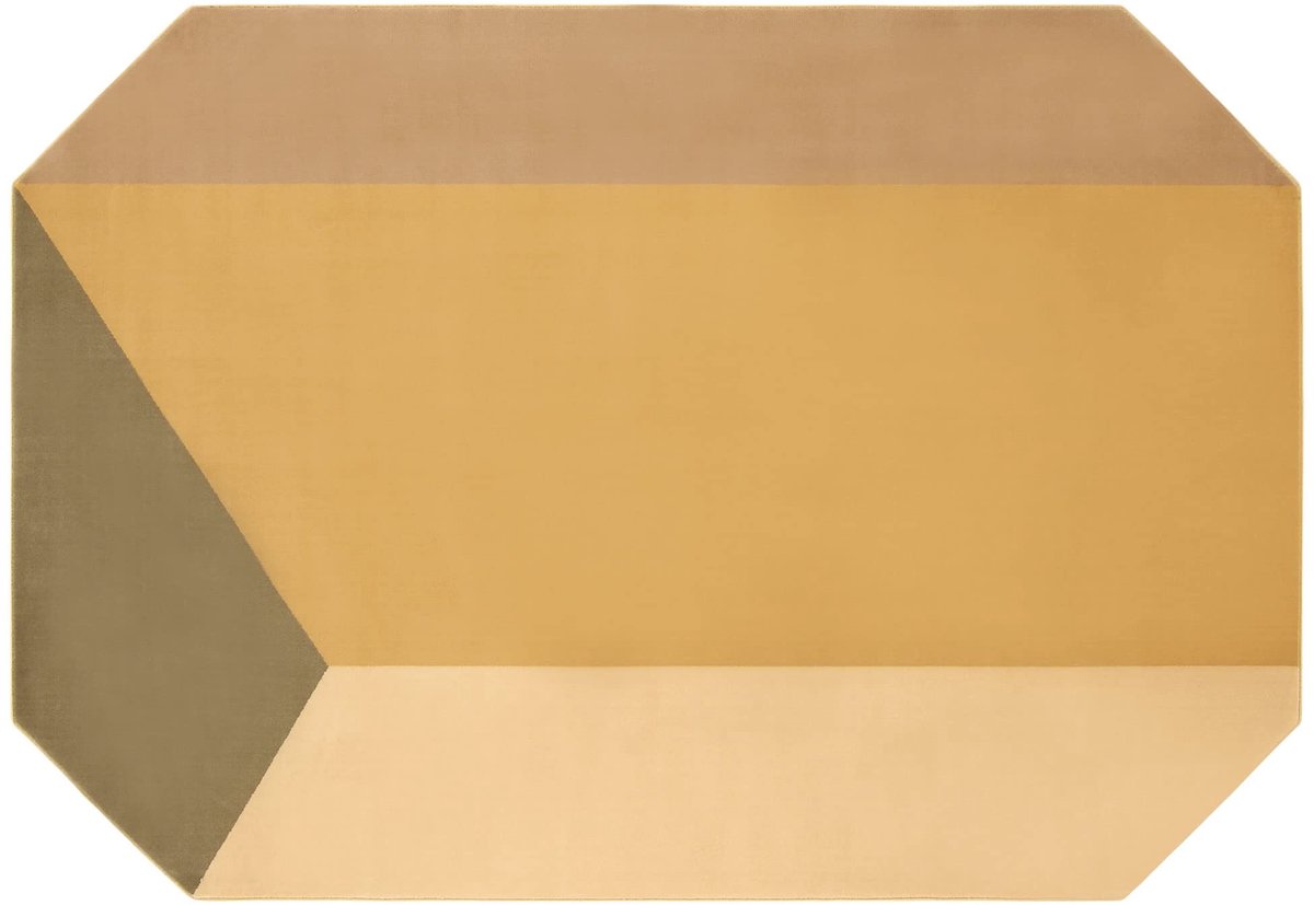 SnelShoppen - Vloerkleed Chroma 160 x 230 cm Beige - Modern Tapijt voor Woonkamer, Slaapkamer, Kinderen, Stijlvol en Duurzaam