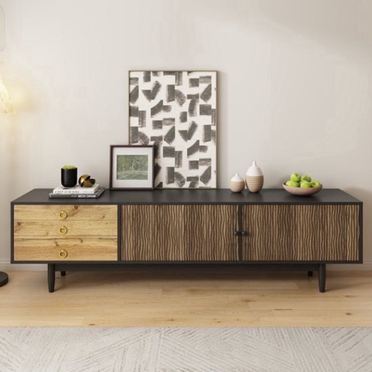 Tv-kast – Lowboard – Meubel – Entertainmentmeubel – Tv-meubel – Modern Design – Watergolfp