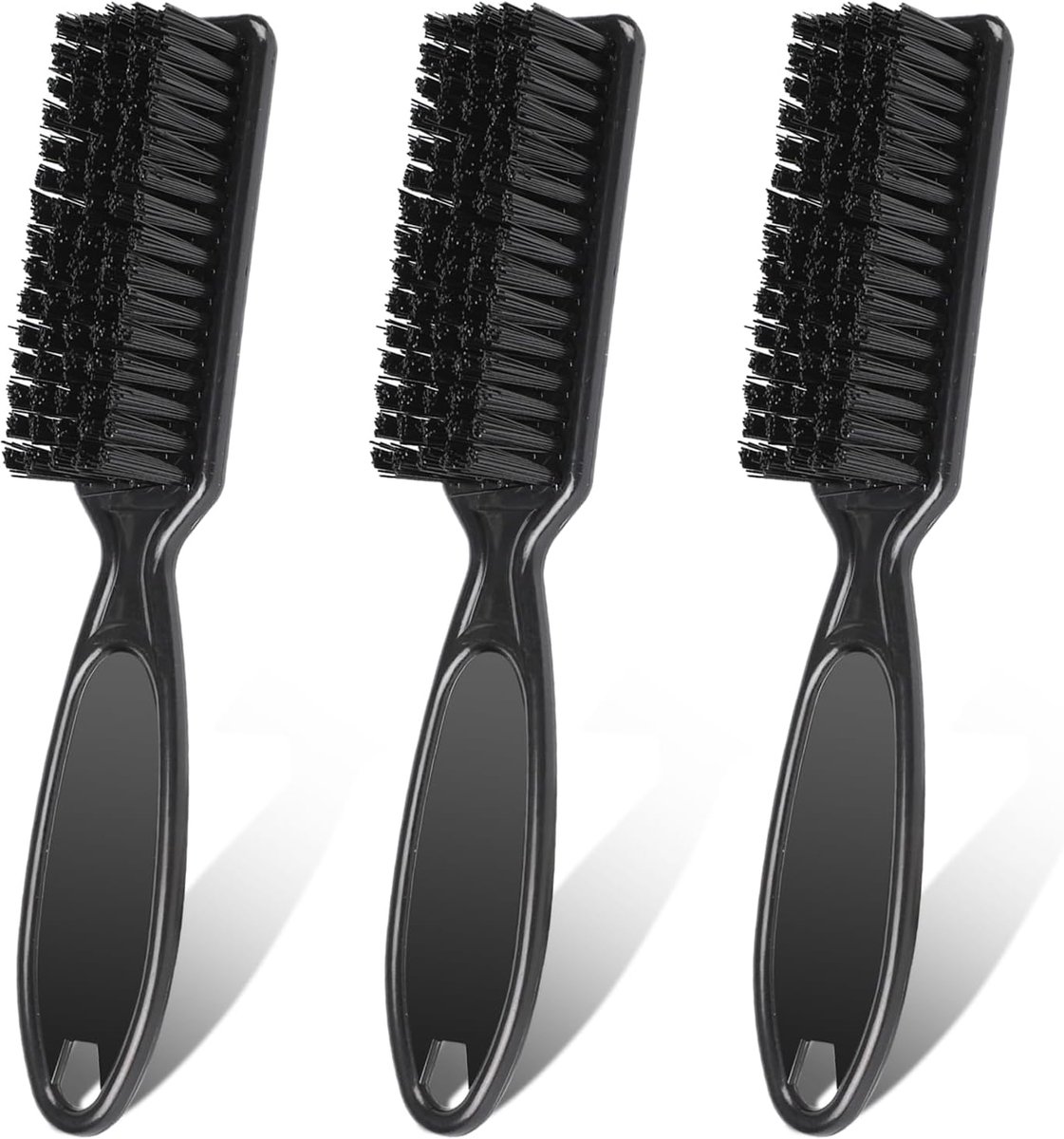 3 stuks nylon borstel kapper reinigingsborstel nagelborstel reinigingsborstel barber messen reinigingsborstel gereedschap voor tondeuse