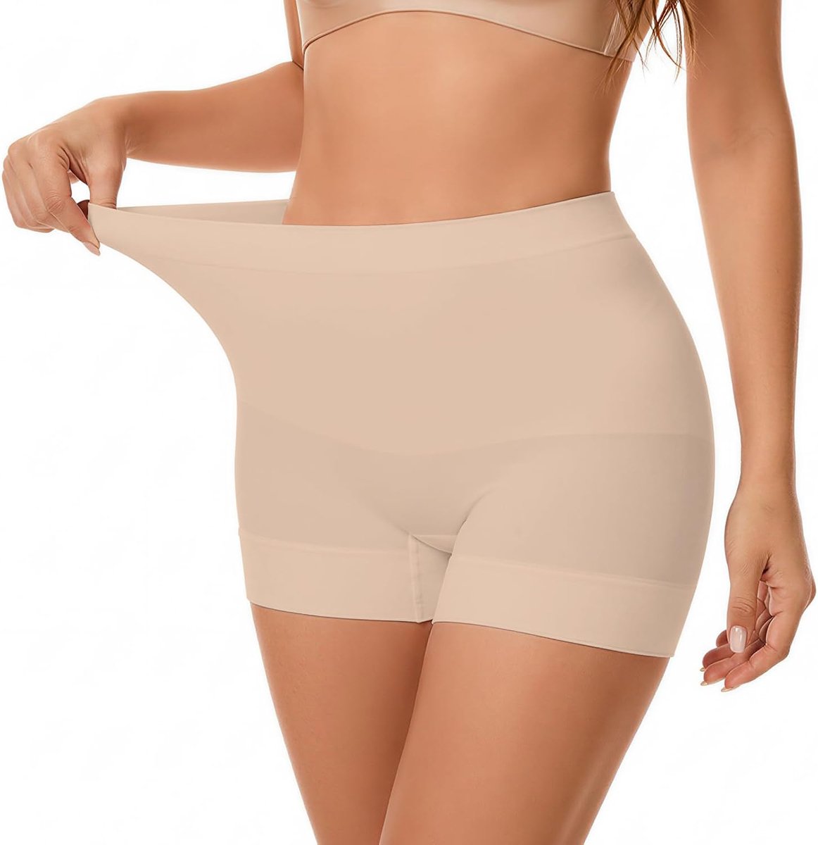 Corrigerende Onderbroek Boxerhort Naadloos Buikweg Shapewear | Lichte Shaping, Buikcontrole, Anti-Schuur, Onder Jurk Rok, Katoenen Kruis, Onzichtbaar, Ademend, Aangenaam