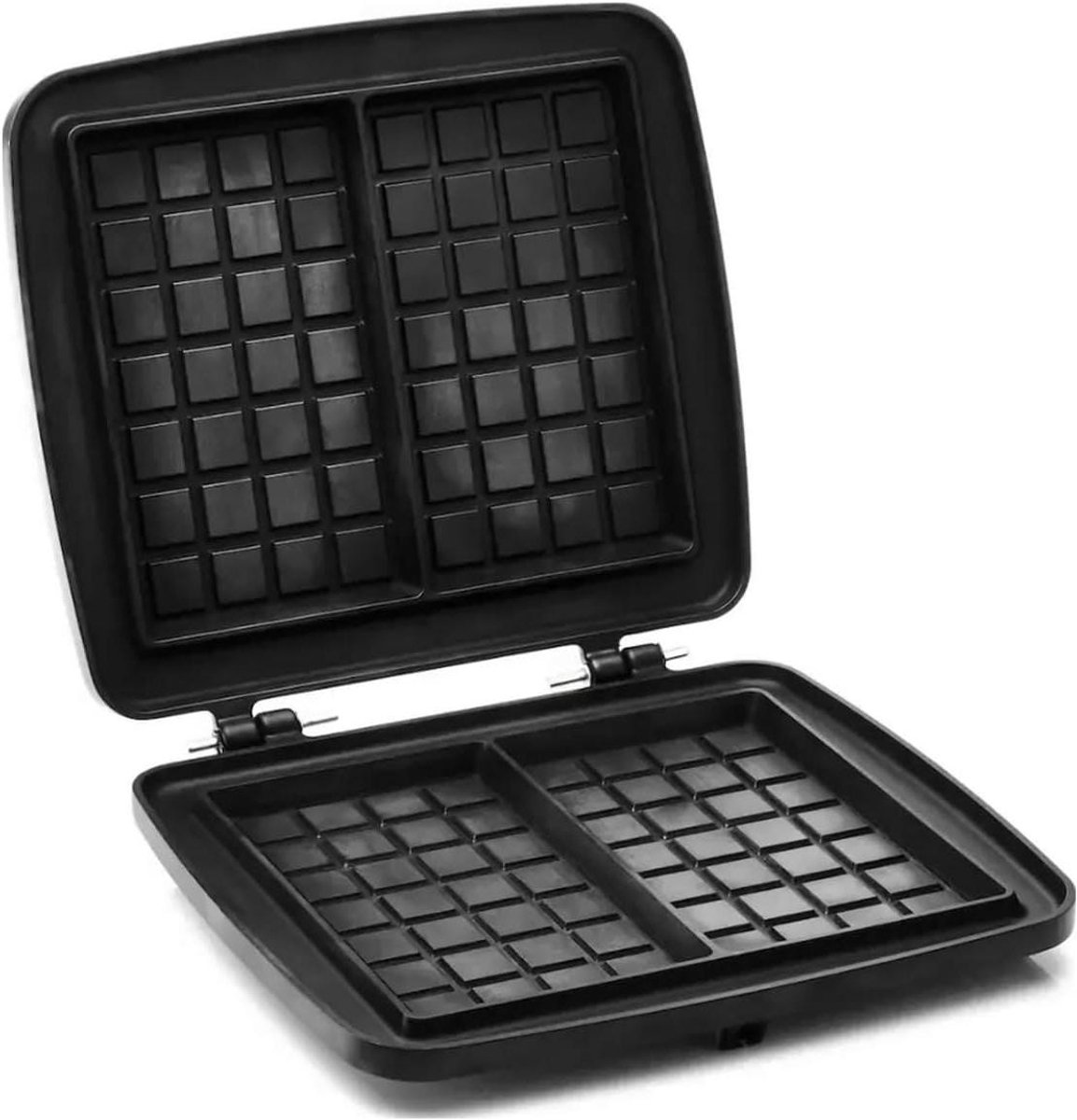Wafelplaten - Bakplaten - Lekkere Wafels Maken - Anti-aanbaklaag - Set van 2 - Zwart