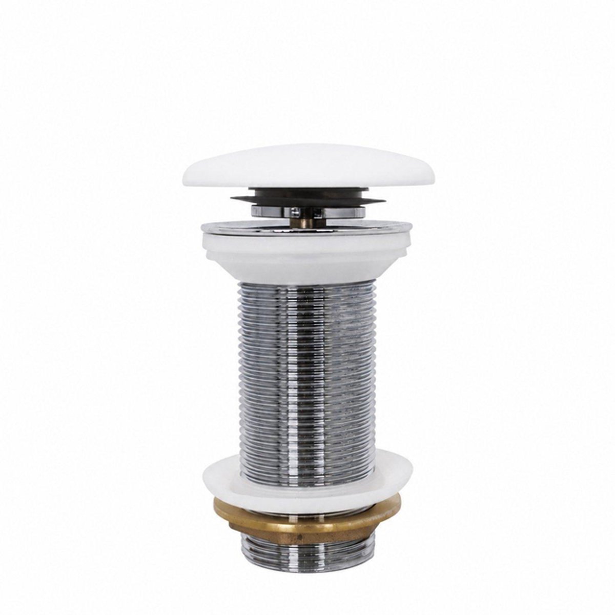 FugaFlow Eccelente Anta Verlengde Afvoerplug - solid surface - wit mat
