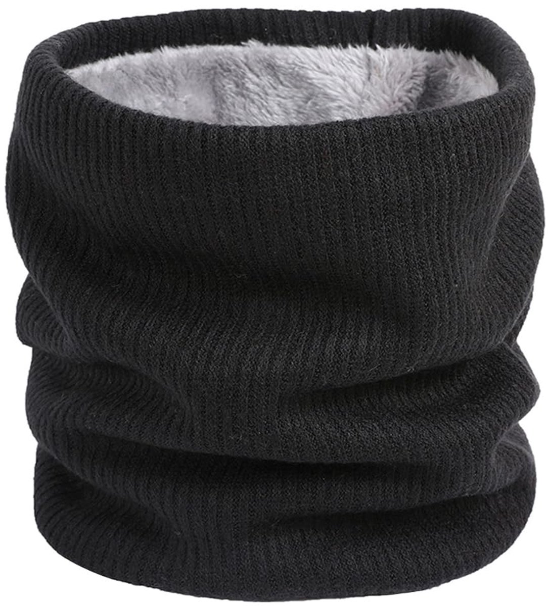 Loopsjaal voor dames en heren, thermische fleece, colsjaal, winterhalswarmer, winddicht, sportsjaal, halswarmer voor fiets, motorfiets, skiën, wit, Eén maat