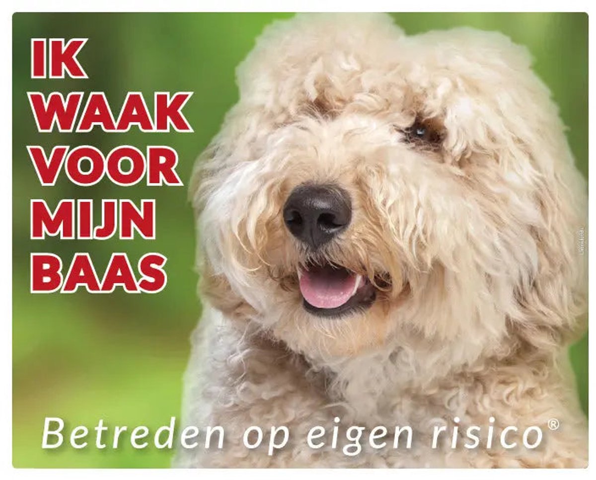 Labradoodle Blond Waakbord