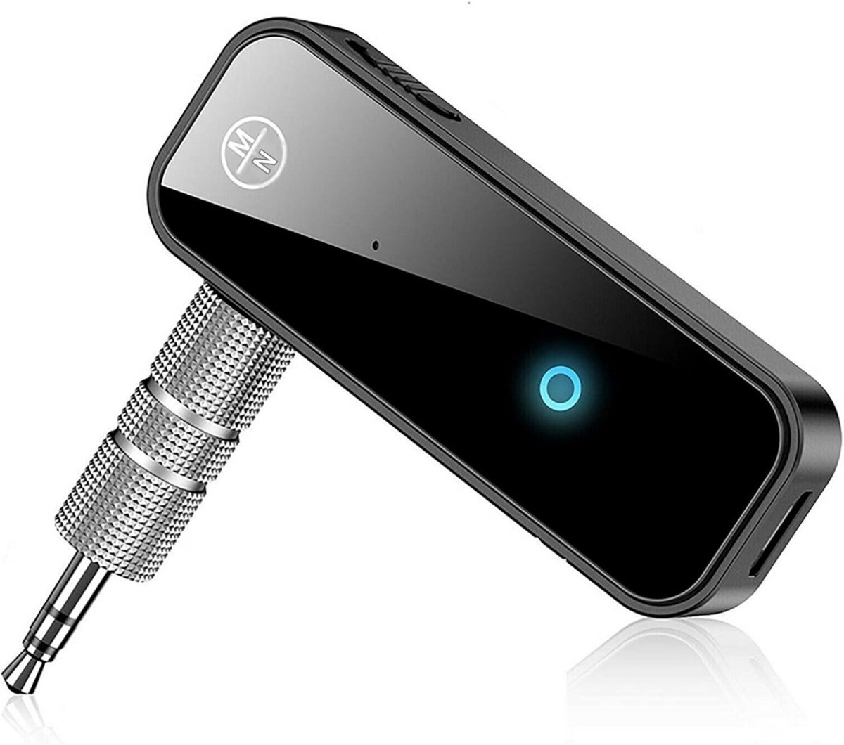 SSTRWGOOD Bluetooth Adapter Auto - Bluetooth 5.0 Transmitter en Ontvanger - 3.5mm Audio Uitgang - 10m Bereik - Geschikt voor TV, Projector en Autoradio - Met Laadindicator, Plug & Play, Ondersteunt Opladen Tijdens Gebruik
