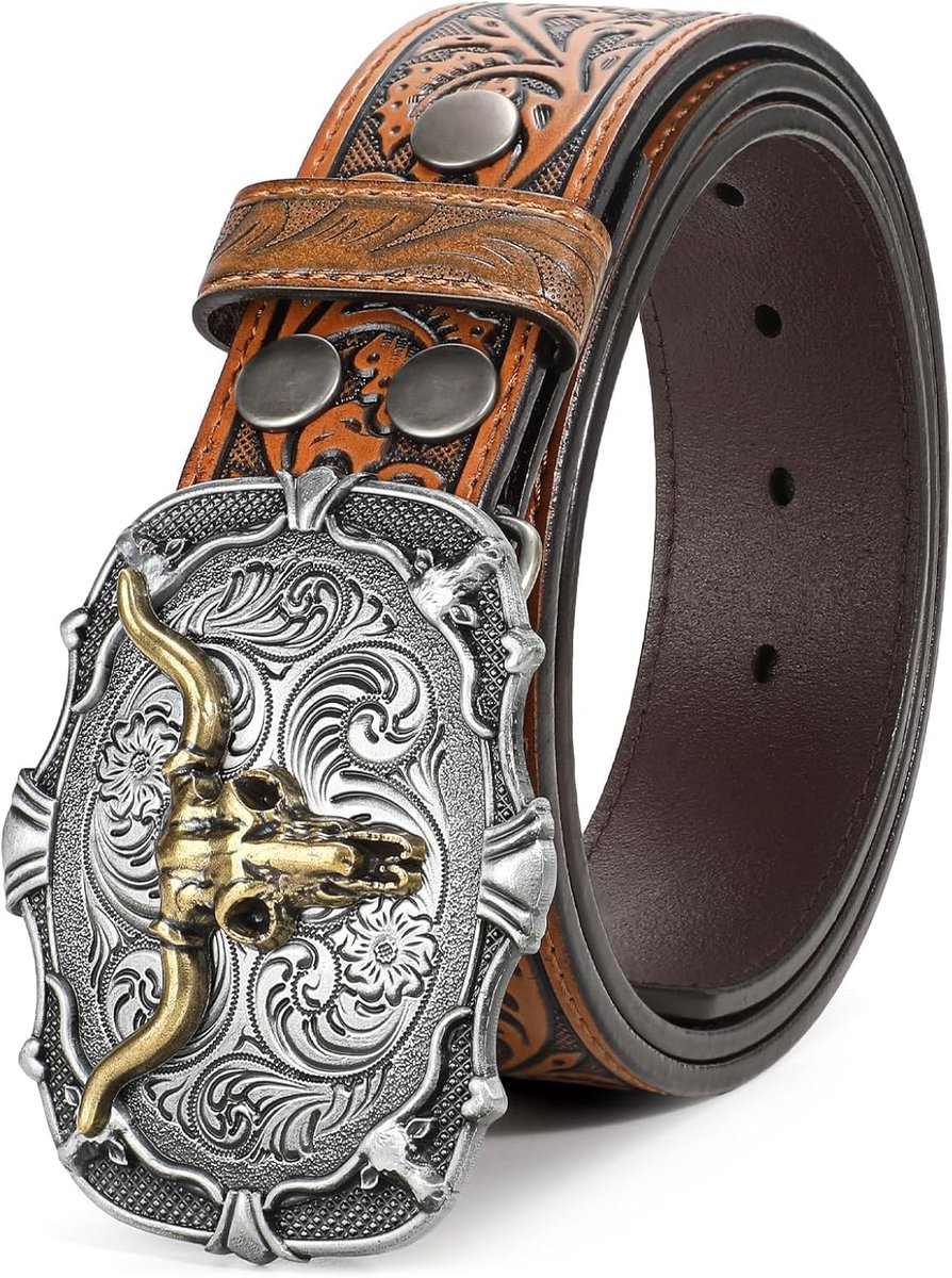 Westerse Lederen Gesp Riem Voor Mannen Vrouwen Cowboy Cowgirl Mens Lederen Riem Voor Jeans Kerst Mannen Riem Geschenken