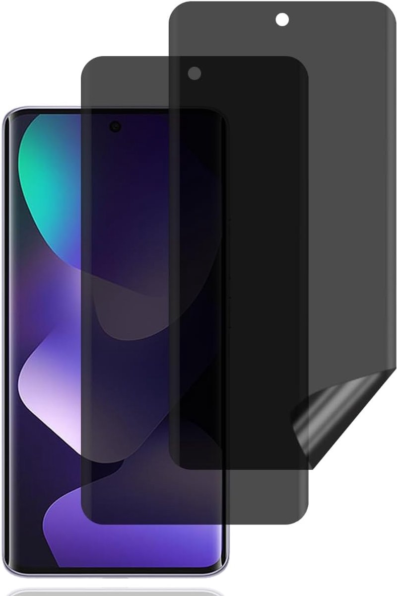 Screen Protector voor Xiaomi Redmi Note 15 5G [2 stuks] | anti-spy schermbeschermer,krasbestendig,hoge gevoeligheid,luchtbelvrij,anti-spy TPU zachte film voor Xiaomi Redmi Note 15