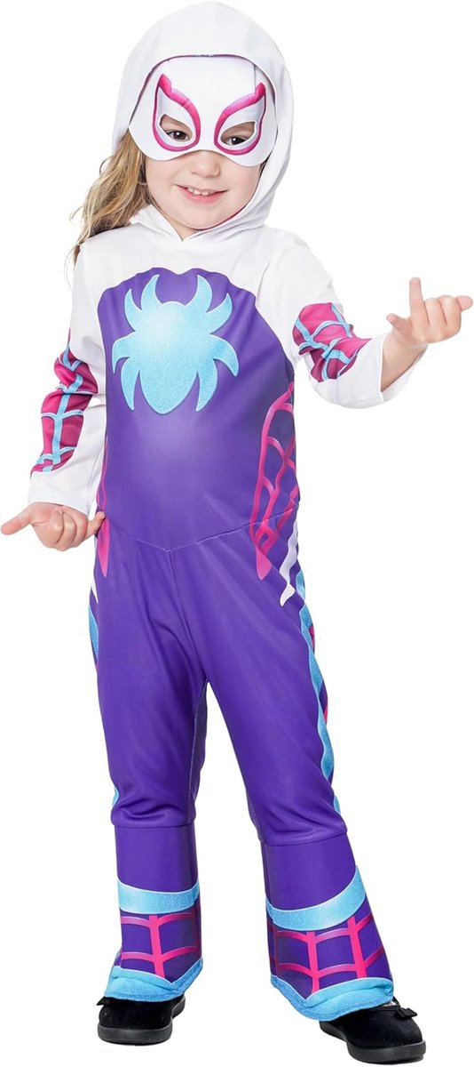 Ghost-Spider-kostuum voor kinderen, Spidey en zijn supervrienden