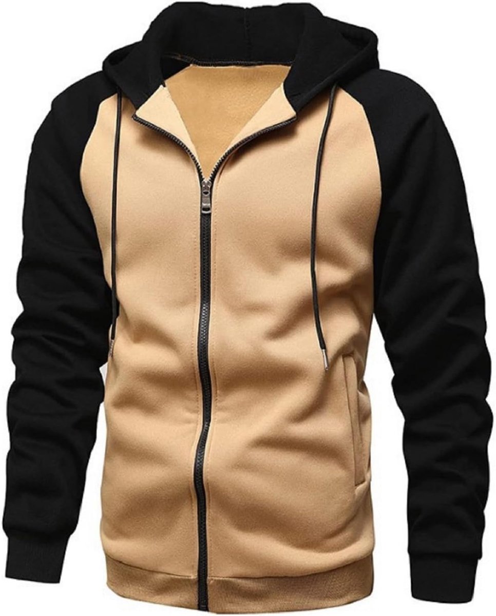 Hoodies Zip Up Fleece Lichtgewicht Lange Mouw Hoodies Voor Mannen Hooded Sweatshirt S-2XL