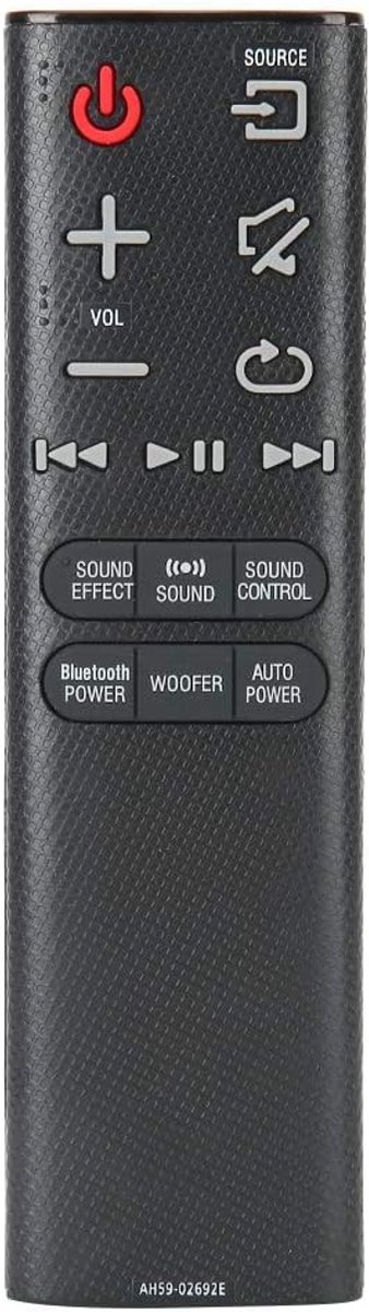 Soundbar afstandsbediening voor PS-Wj6000 HW-J355 HW-J450, multifunctionele afstandsbediening vervanging