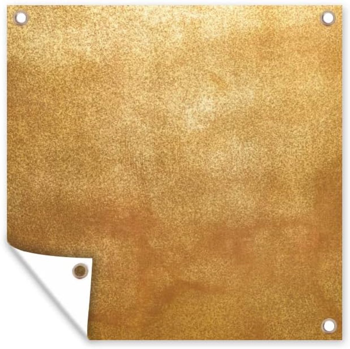 Tuinposter - 200x200 cm - IJzer - Roest - Goud - Metaal - Luxe