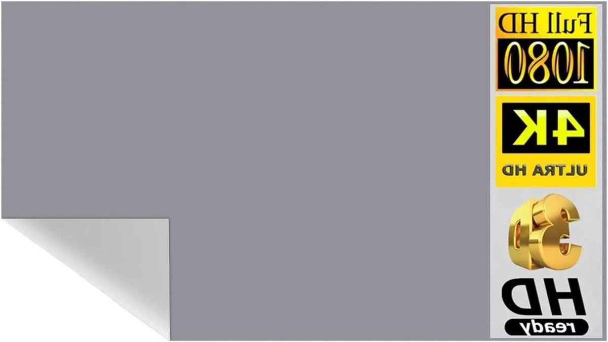 Projectiescherm Doek - Reflecterend Scherm - Thuisbioscoop Films - Hoge Helderheid - 84 Inch - Wit
