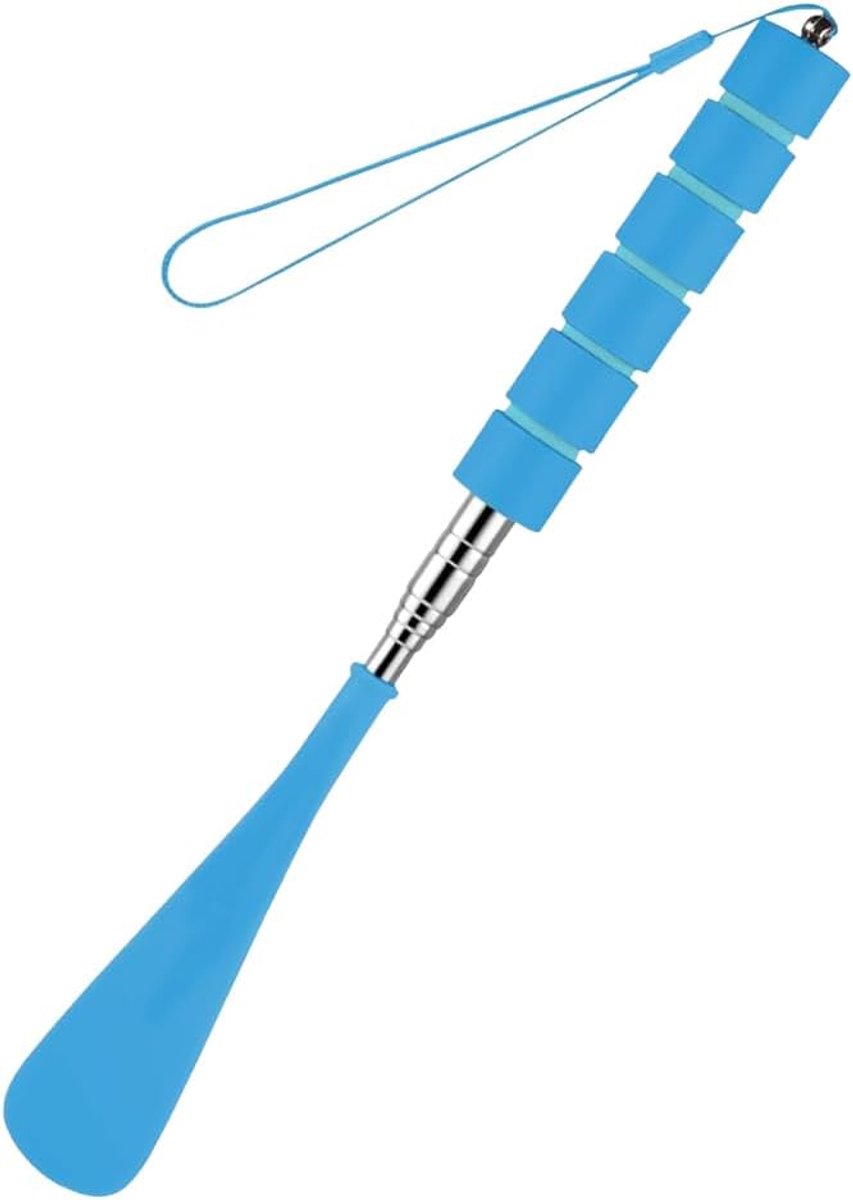 schoenlepel, lange schoenlepel van kunststof, roestvrij staal, verstelbaar, klein en lang, voor mannen, vrouwen, senioren, reizen, 30-71 cm