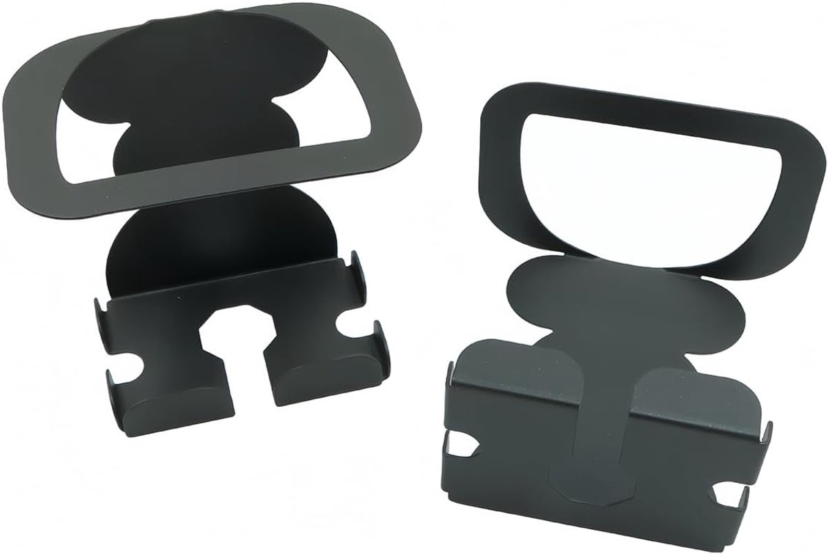 Wandmontage Razor Houder 2 Pack Geen Boren Elektrisch Scheerapparaat Opslag Plank voor Badkamer Grijs