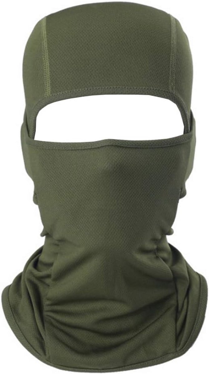 Gezichtsmasker, Zacht Ademend Multifunctioneel Winddicht Bivakmuts voor Motorrijden en Fietsen, Tactische Capuchon, Elastische Skimasker, Balaclava Hoofddeksels, Helmvoering
