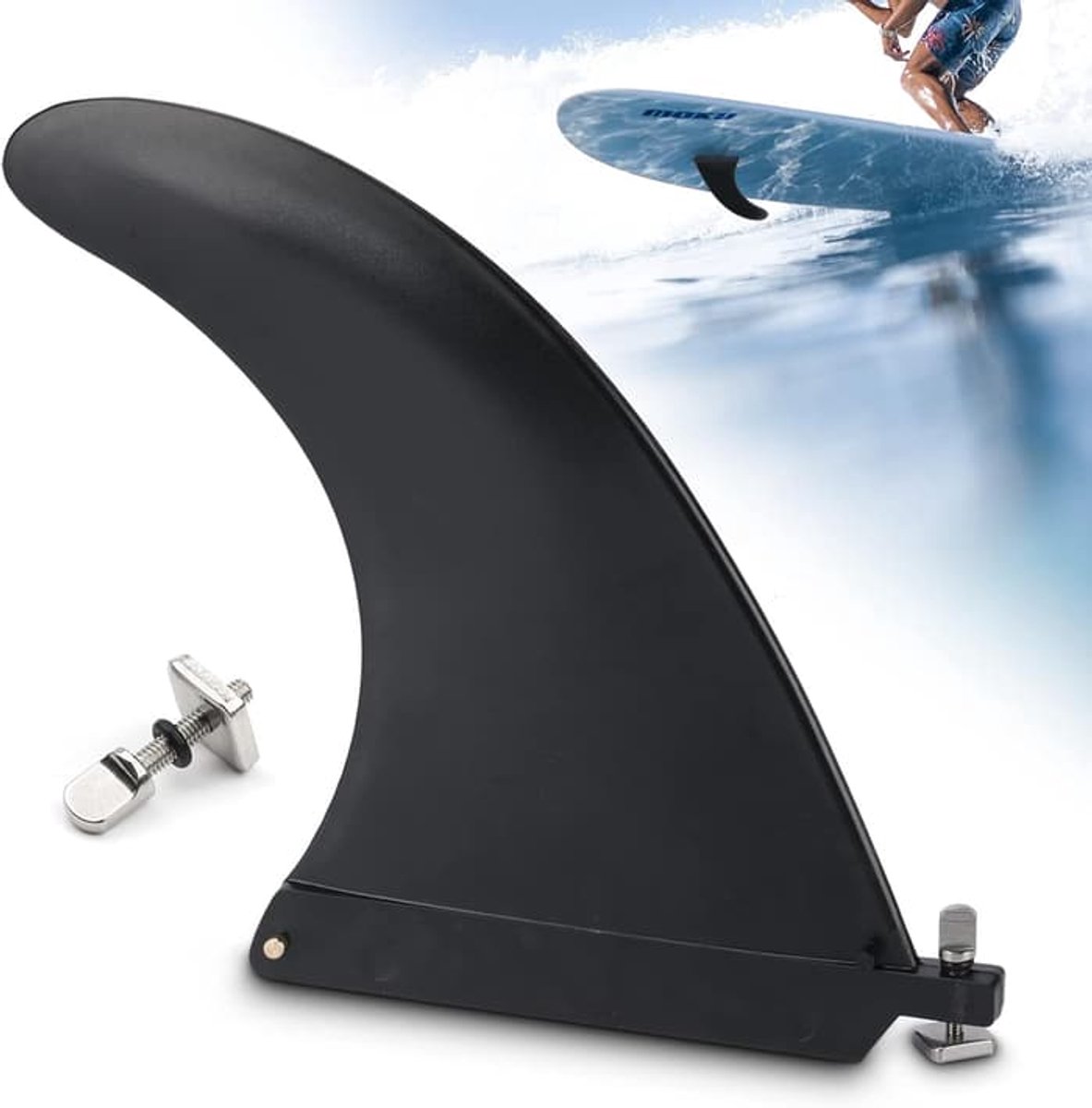 Afneembare vinnen voor stand-up paddleboards, universele vinnen voor surfplanken en paddleboards, met schroefbevestiging, accessoires voor stand-up paddleboards