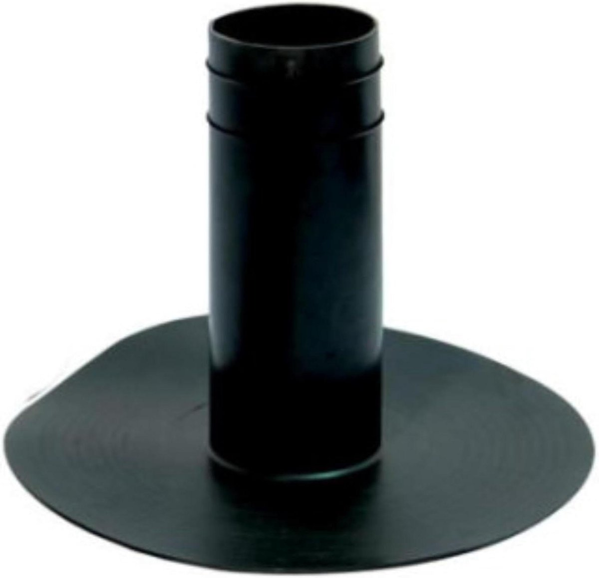 Dakgoot Flens - Waterafdaling Dak - Plat Dak Afvoer - EPDM Zeil Afdichting - Ø 80 mm - Zwart
