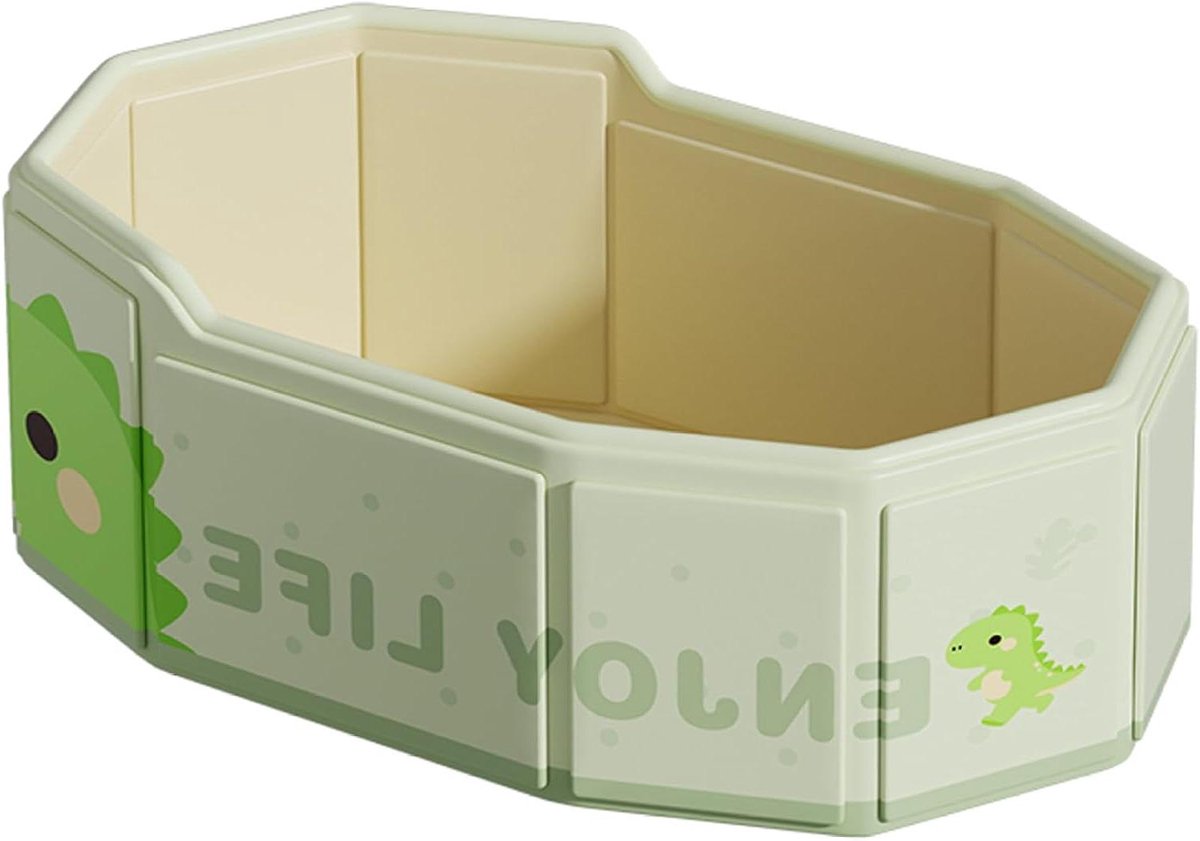 Opvouwbaar Babybad - Draagbare Kuip - Veilig Wassen - Antislip Bodem - 75 cm - Dinosaurus