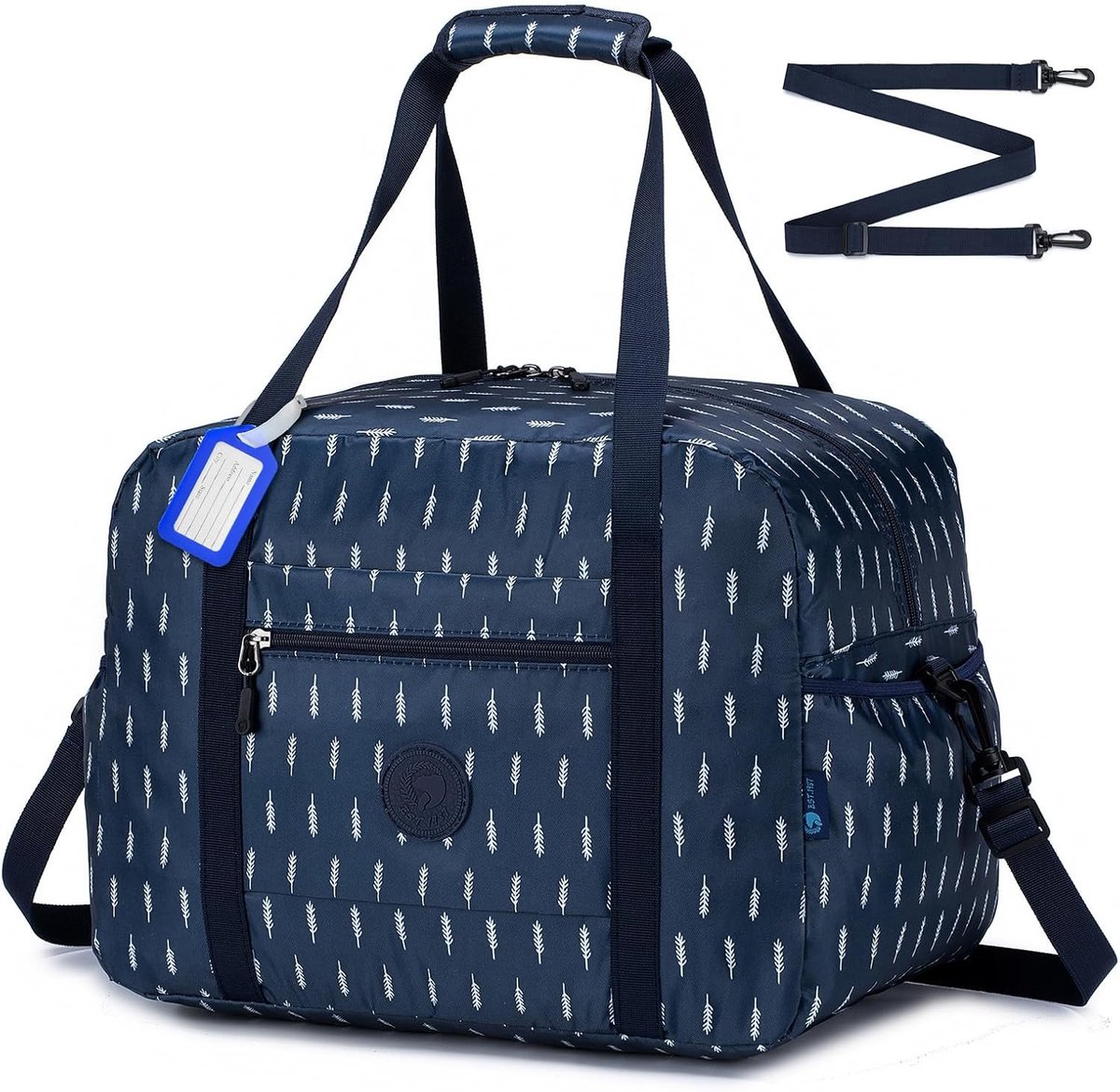 Reisweekender Tas 40x30x25 cm - Vouwbare Handbagage voor Vliegtuig, Lichtgewicht Sporttas, Unisex Fitness Bag met 30L Capaciteit