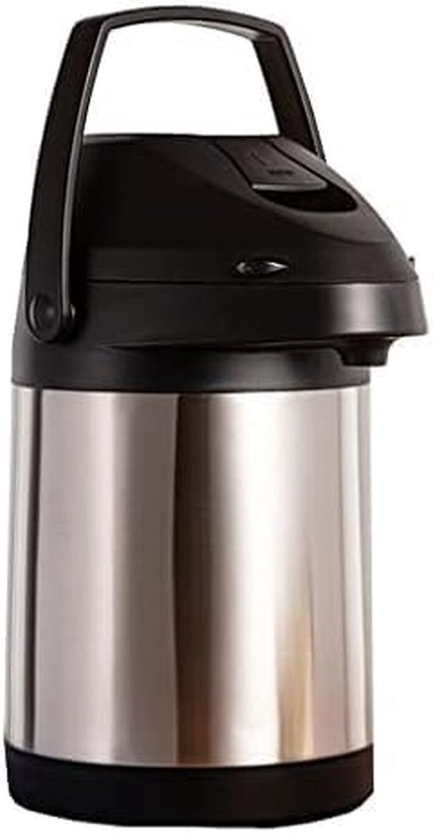 Thermoskan - Karaf Isolatie - Dranken Warm Houden - Dubbelwandige Isolatie - 25 Liter - Zwart