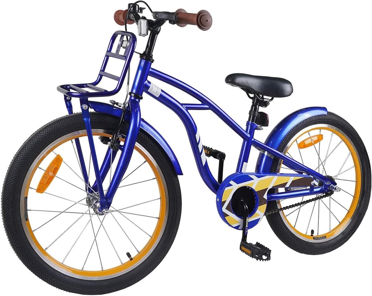 Kinderfiets sfiets sfiets Fietstraining Kinderen Laag Spanraam 22 inch Donkerblauw