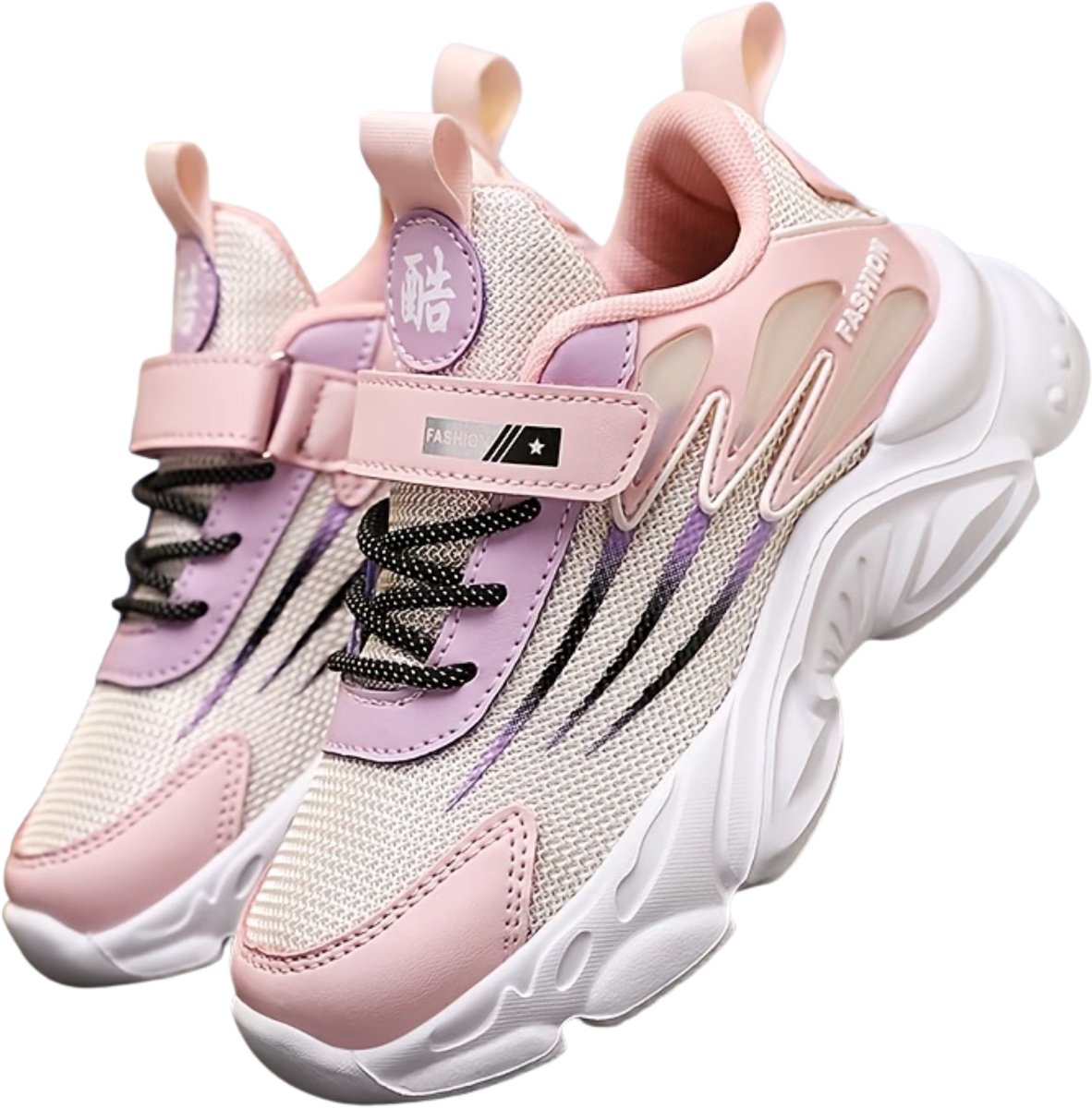 Currero Schoenen Meisjes Sneakers Comfortabel Wandelschoenen Casual Kinder Schoenen 30 Roze