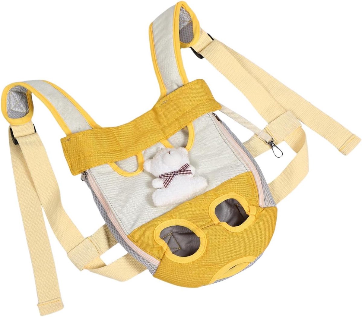 Huisdieren Rugzak - Draagbare Carrier - Reizen met Huisdier - Ademend Zijpaneel - 48x22x5 cm - Multicolor