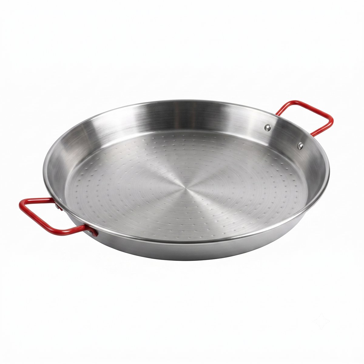 Le Pratique | Garcima 46 cm Paellapan van Carbonstaal | Geschikt voor 12 personen | Premium kwaliteit | Stevige pan met dikke bodem | Bestand tegen hele hoge temperatuur | Voor de authentieke Paella met de lekkerste korst (socarrat) | Made in Spain