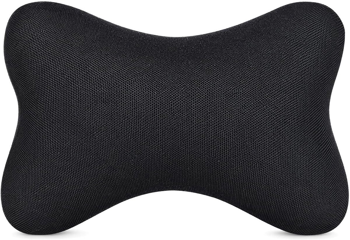 SnelShoppen - Ergonomisch Nackenkussen voor Sessel met Memory Foam en Flexibele Banden, Wasbaar, Perfect voor Bürostuhl, Gaming Stoel, Auto, Autositze