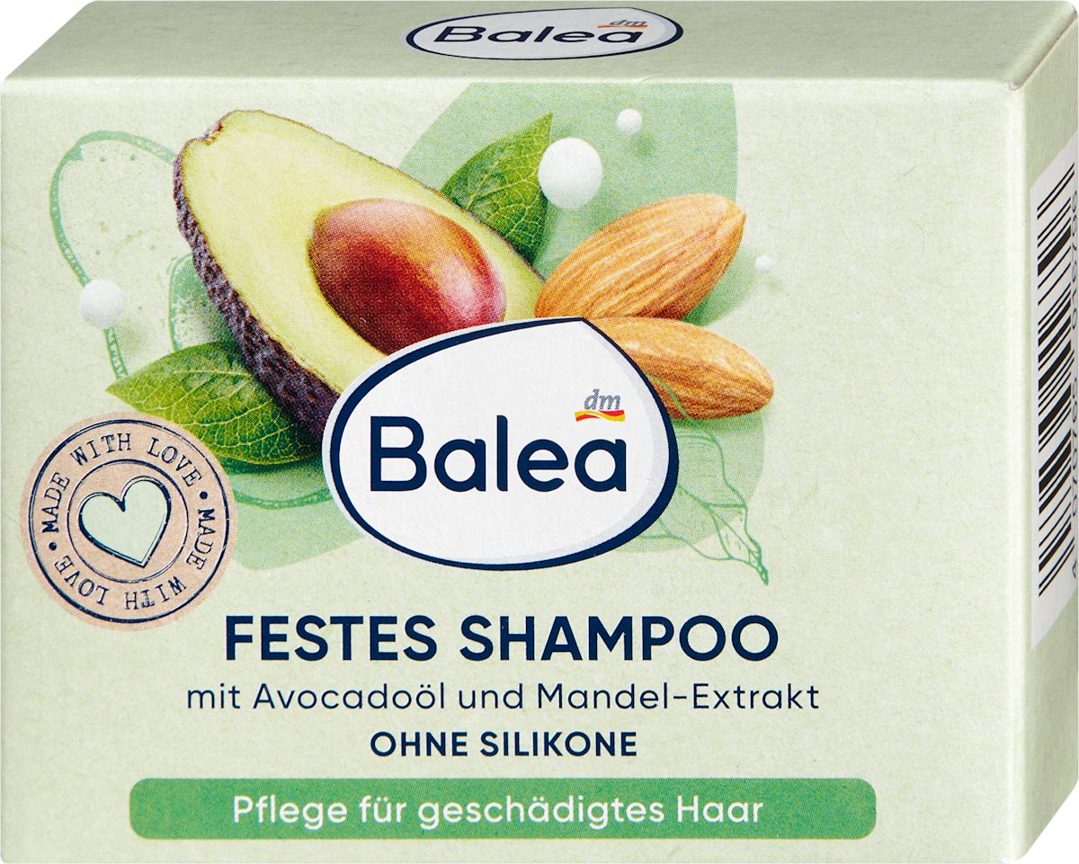 Balea Vaste Shampoo Avocado & Amandel – 60 g
