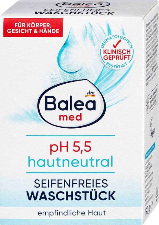 Balea MED Zeepvrij Wasstuk pH 5,5 – 150 g