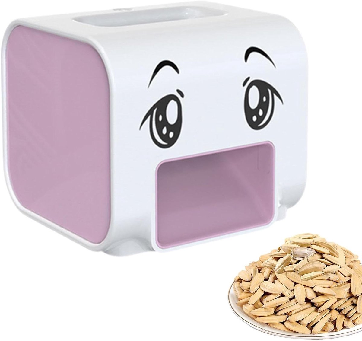 Zonnebloem Piller Machine - Elektrische Cracker - Zaden Openen - Handsfree Aanraakschakelaar - 7.9 x 7.7 cm - Roze