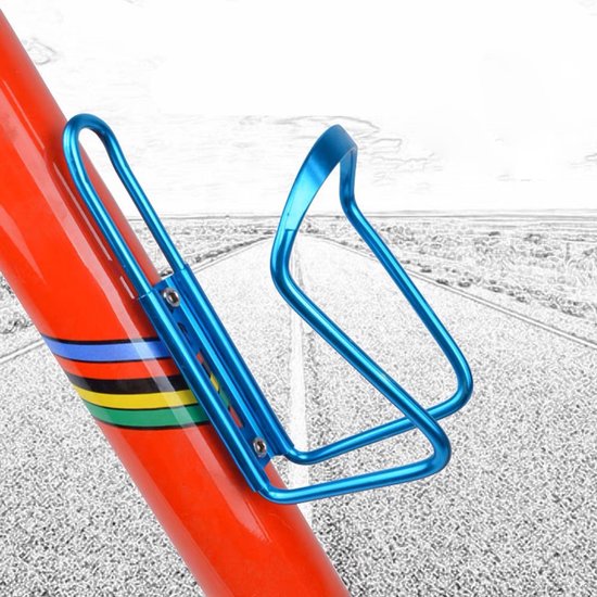 Bidonhouder voor de fiets - Bidonhouder voor mountainbike - Bidonhouder - Bidonhouder van aluminiumlegering - 14,5 x 7,5 cm - Lichtgewicht - Eenvoudig te installeren - Montageschroeven niet inbegrepen - Geschikt voor de meeste fietsen - Goud — afbeelding 4