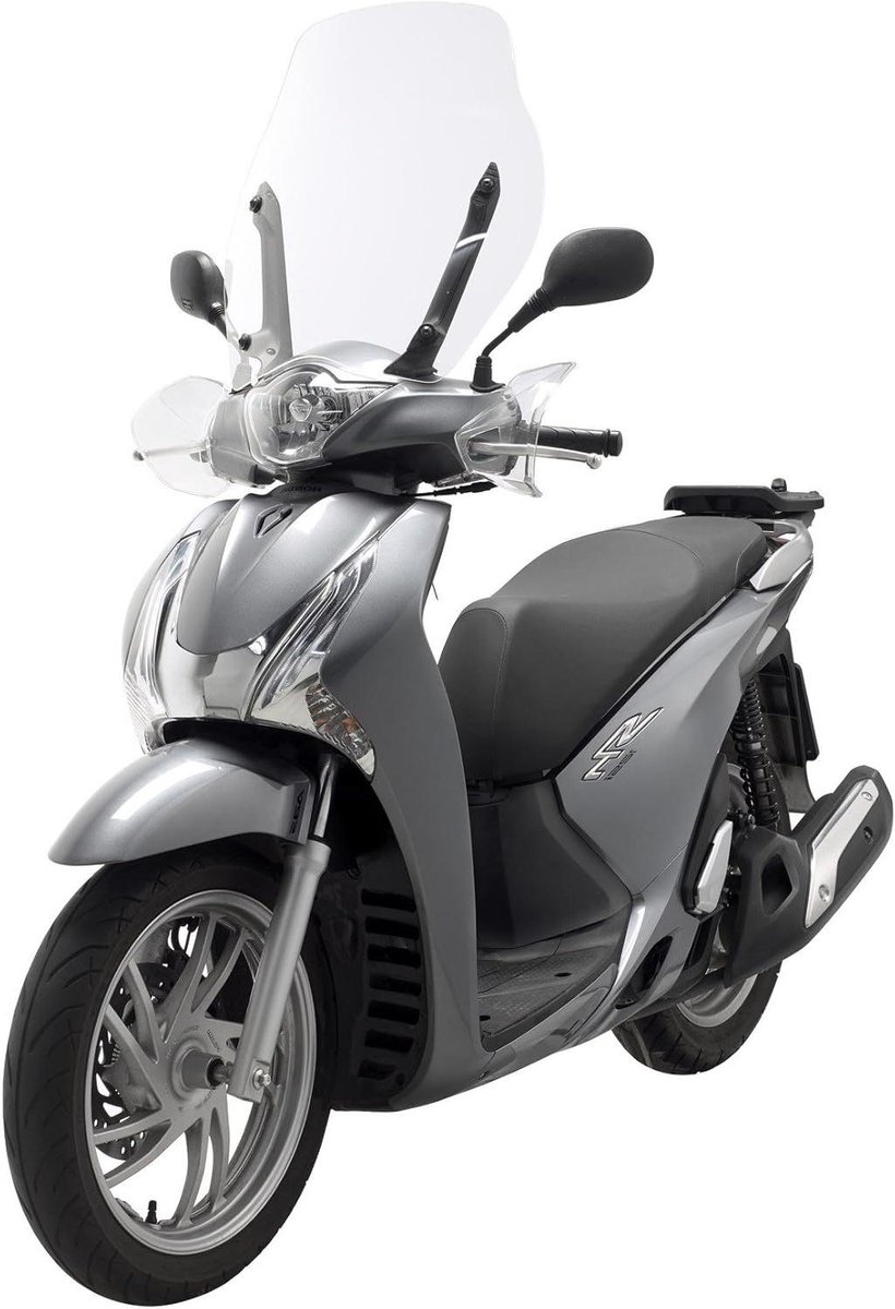 Windscherm Motorfiets - Winddeflector Kuipruit - Rijcomfort Verbeteren - Universele Pasvorm - ABS Materiaal - Transparant