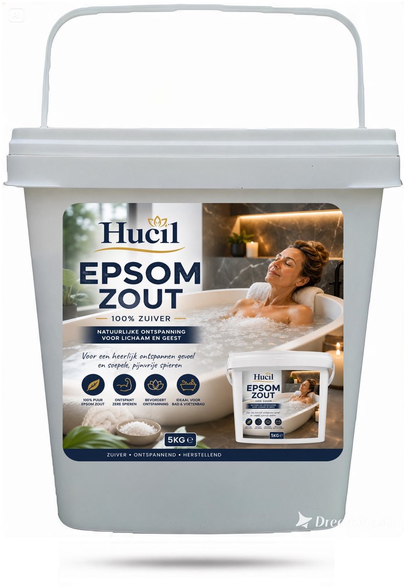 Bitterzout - Epsom salt - 5KG - Epsom zout - voordeel emmer