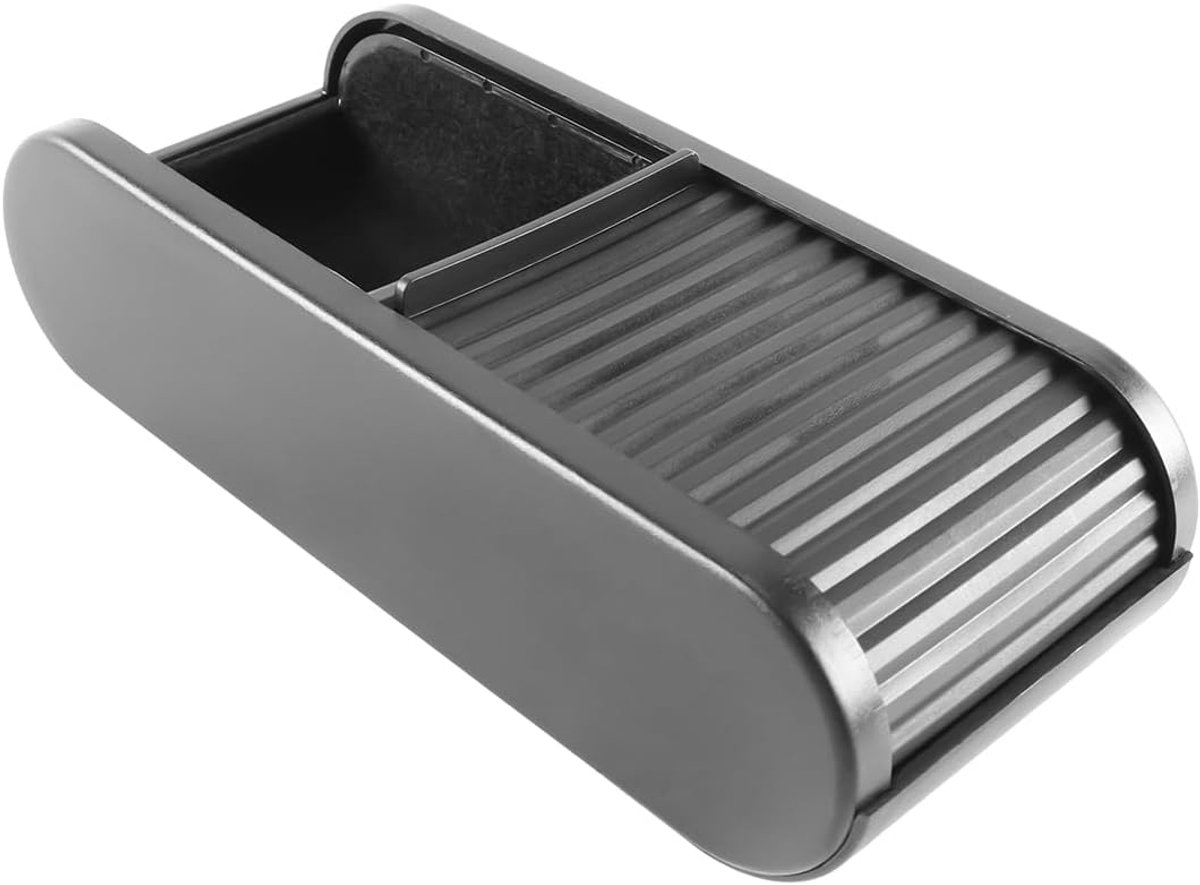 Dashboard Munten Zonnebril Houder Auto Oprolbare Verborgen Organizer Munten Opbergcontainer Reservegeld voor Snelle en Gemakkelijke Toegang