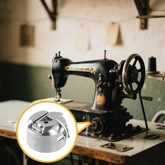 4 stuks roestvrijstalen spoelkasten voor naaimachines, compatibel met frontlaadklasse 15-machines, praktisch accessoire voor couturiers en hobbyisten, 22 mm — afbeelding 3