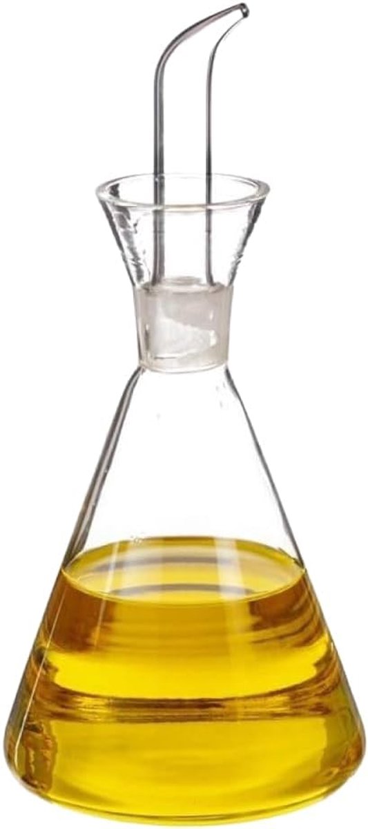 Oliefles van glas, lekvrij, voor olijfolie, duurzaam en gemakkelijk te reinigen, collectie Gourmet Oil (250 ml)