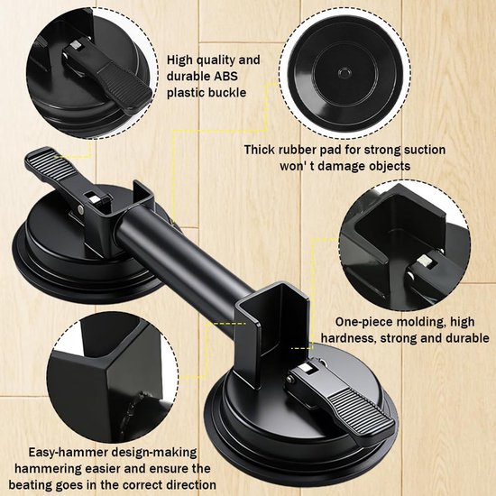 Vloerspleten Fixeerder - Vloervoegen Reparatie - Vloeren Leggen - Krasvrij Leggen - 1.4 kg - Zwart — afbeelding 4