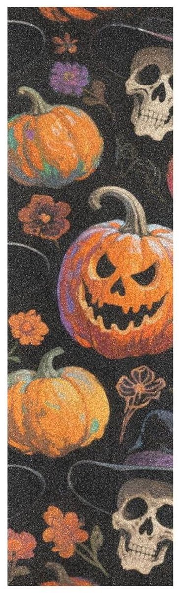 Skateboard Grip Tape Scooter Tape Board Grip Veilig Skaten Halloween Pompoen 33 x 9 Inch