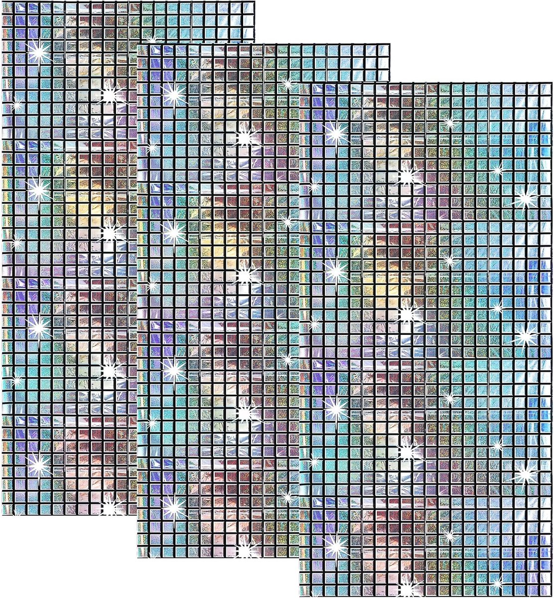 Disco Party Tafelloper, set van 3 zilveren klatergoudgordijnen, 200 x 100 cm, kunststof, disco-muster patroon, perfect voor bruiloften, verjaardagen, feesten