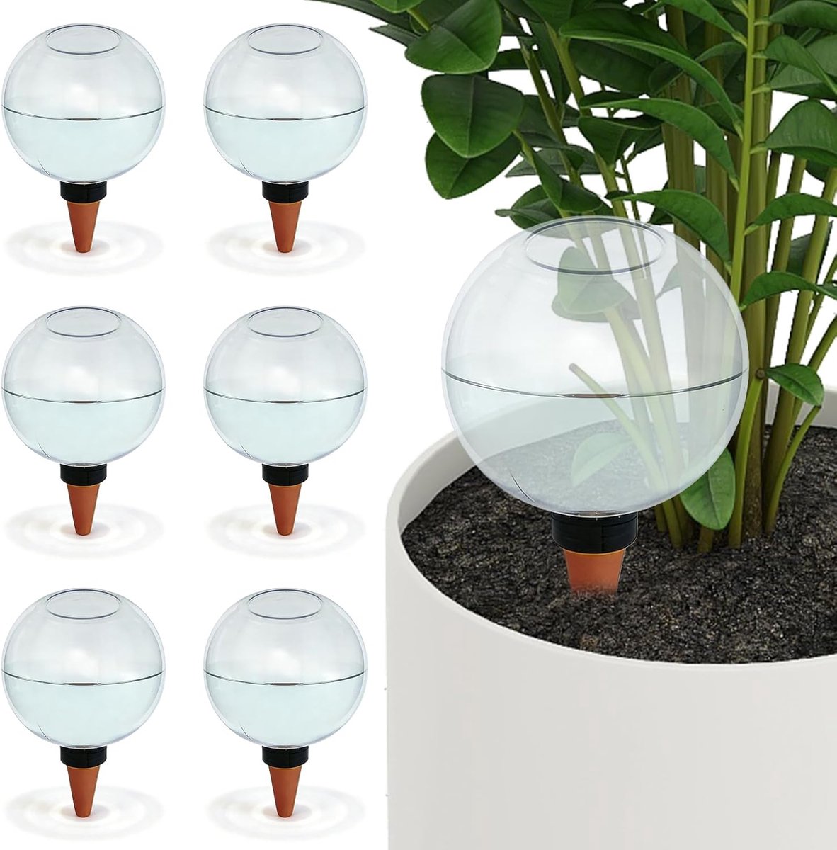 Allen voor planten, 500 ml, irrigatieballen, zelfbewatering, grote waterdispenser, planten, automatische plantenirrigatie van kamer, tuinplanten