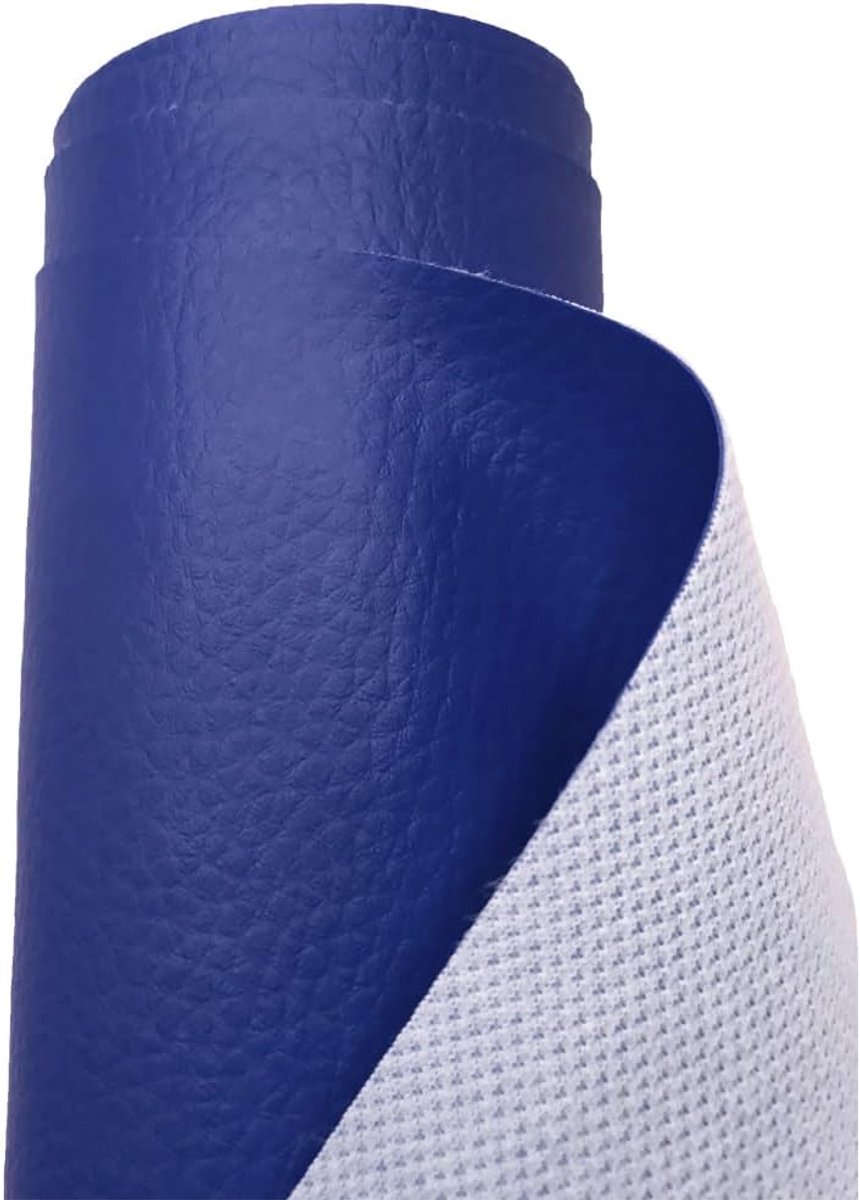Stof, nepleer, vinyl, waterdicht, materiaal, voor kleding maken, bekleding, tafelkleed, tassen, korte broeken, rokjes, marineblauw, 1 meter, 100 x 140 cm