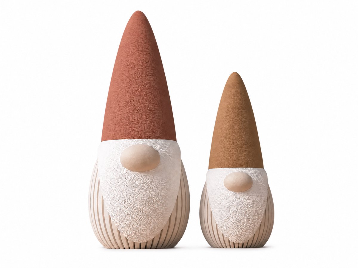 Set van 2 Decoratieve Herfstkabouters