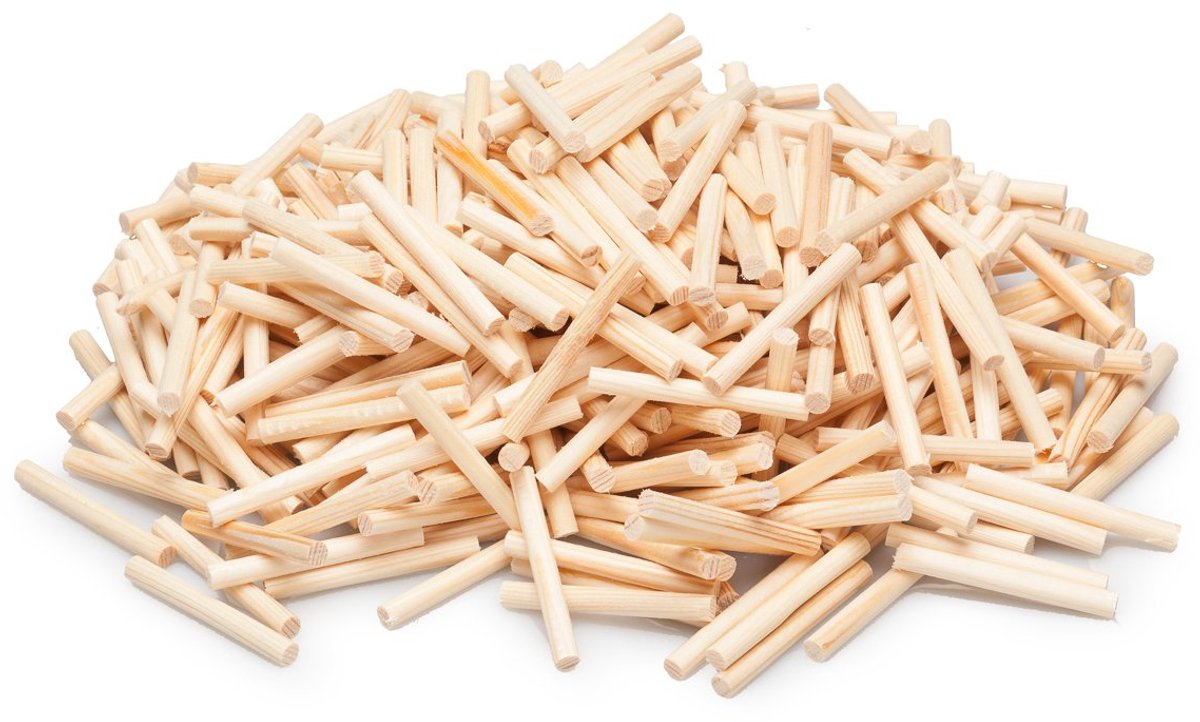 Stokjes, 300 Stuks, 5 cm Lengte x 5,5 mm Diameter
