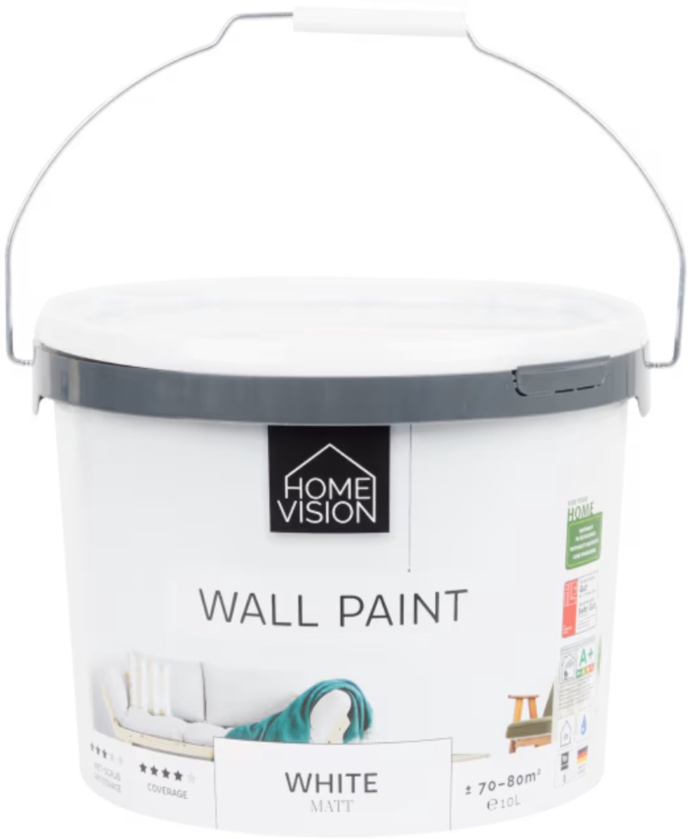 Home Vision matte muurverf wit 10 liter