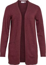 VILA Dames Basic Vest Stretch Fijngebreide Jas met Zakken Gezellig Gebreide Jas zonder Sluiting VIRABIL